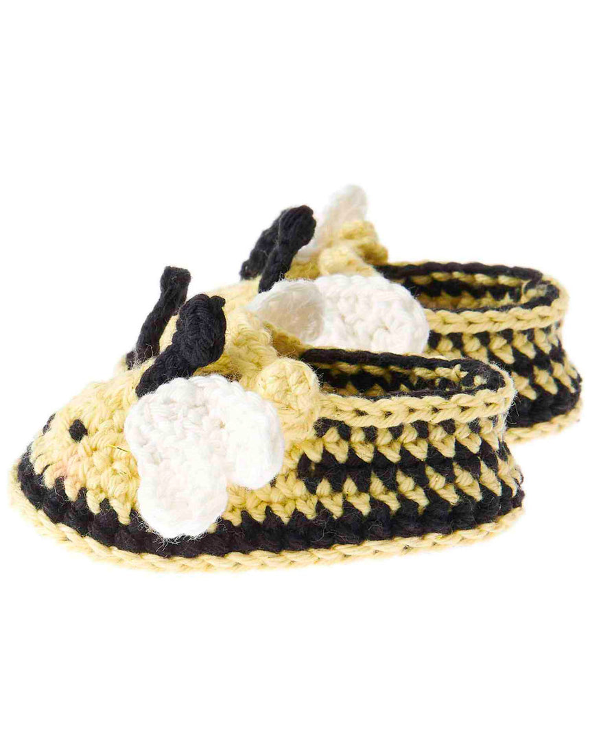 Bee Baby Booties Ricorumi Crochet Kit