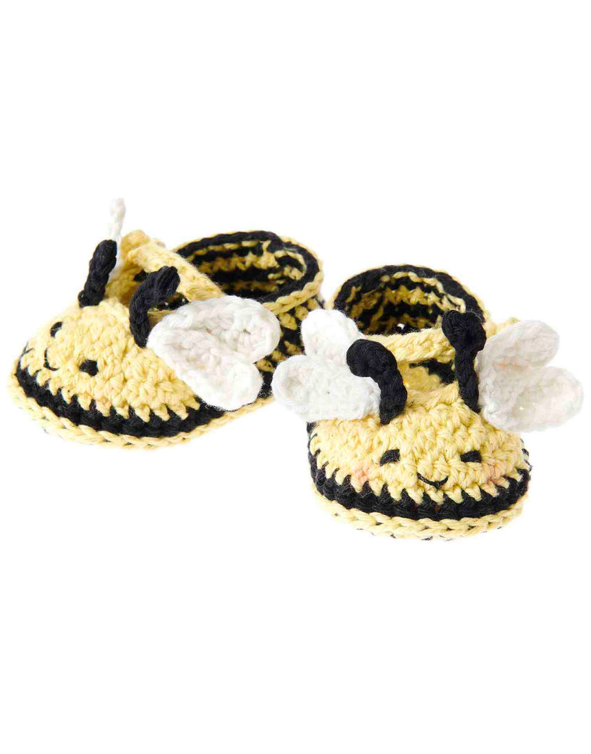 Bee Baby Booties Ricorumi Crochet Kit