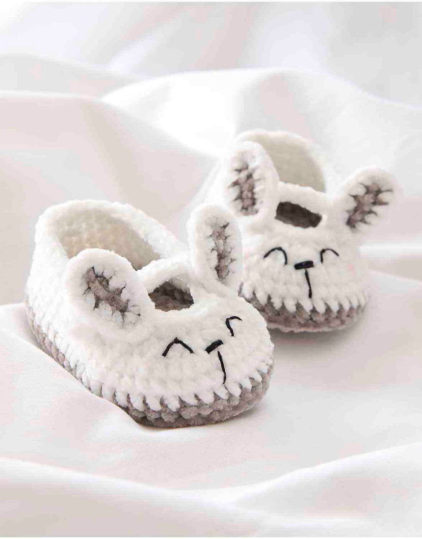 Bunny Baby Booties Ricorumi Crochet Kit