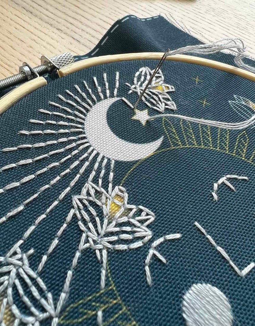 Moonglow Embroidery Kit, Rikrack