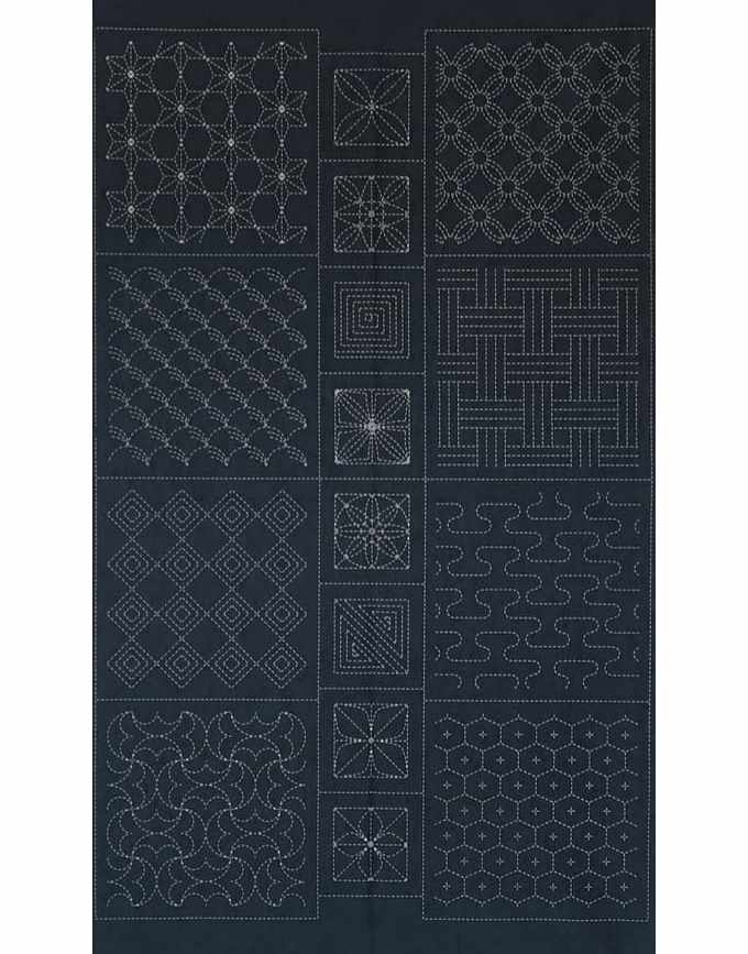 Large Traditional Sashiko Panel, Susan Briscoe