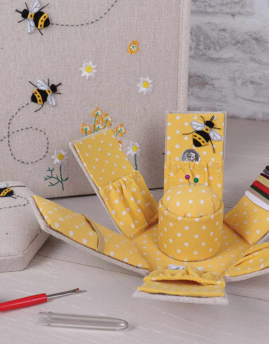 Hexagonal Bee Sewing Kit Box