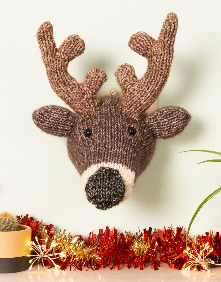 Deer Head Knitting Kit, Sincerely Louise