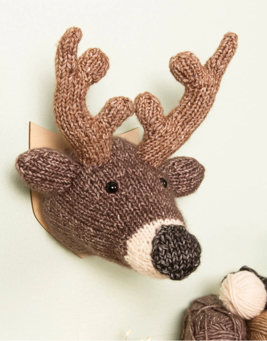 Deer Head Knitting Kit, Sincerely Louise