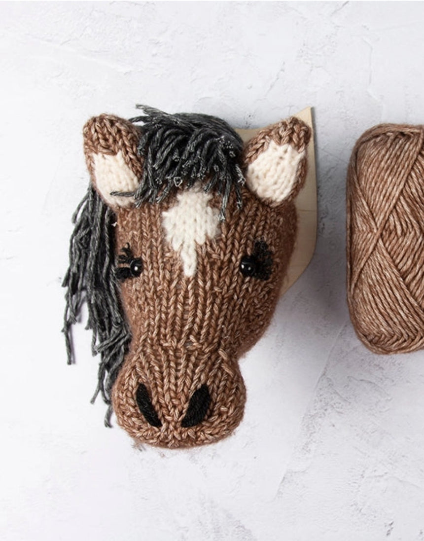 Horse Head Knitting Kit, Sincerely Louise