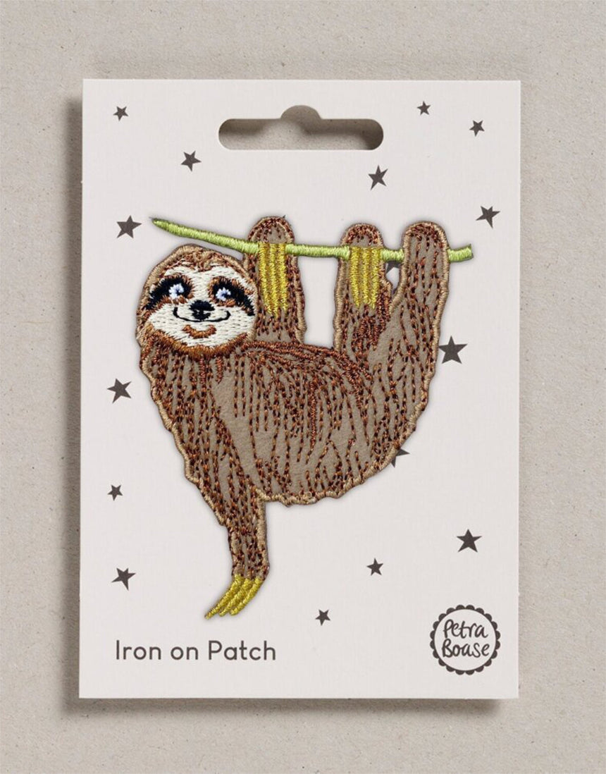 Sloth Iron on Patch, Petra Boase