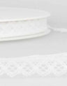 15mm Elastic Lace, White or Black