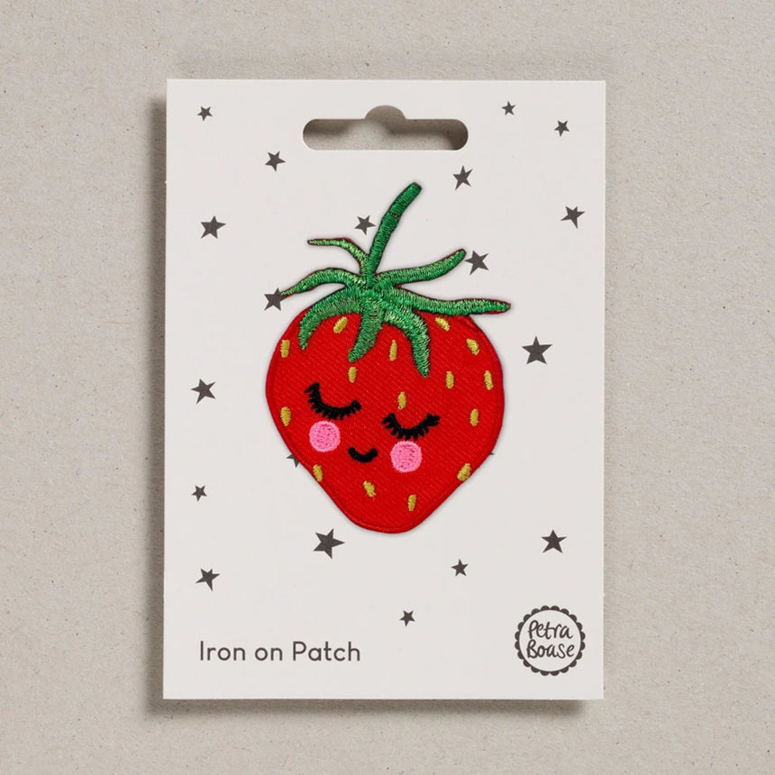 Strawberry Iron on Patch, Petra Boase