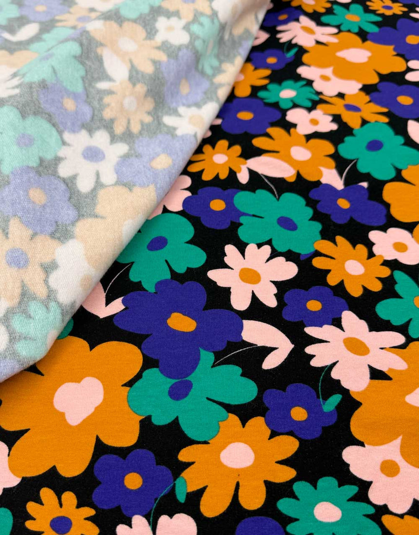 Bloom Boxy Raglan Sweatshirt Complete Dressmaking Kit, Wardrobe by Me