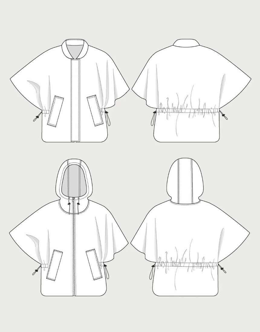 Drawstring Vest Sewing Pattern, The Assembly Line