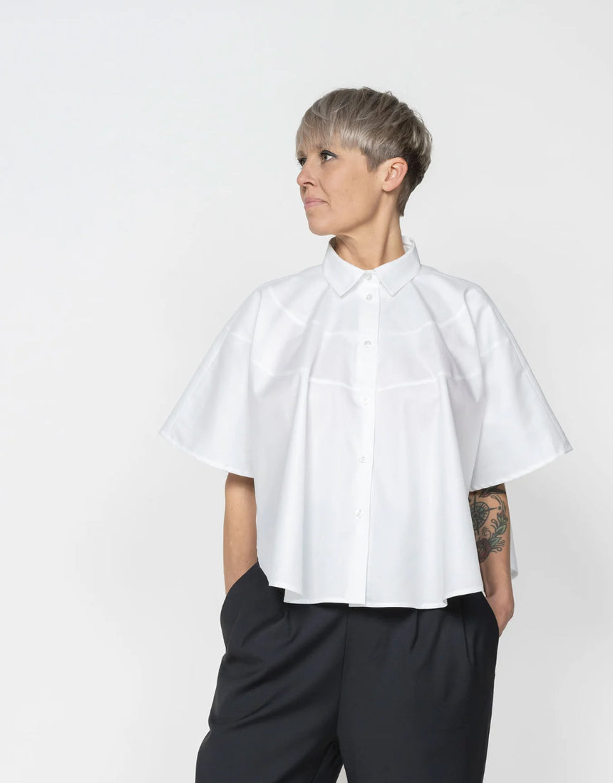 Poncho Shirt Sewing Pattern, The Assembly Line
