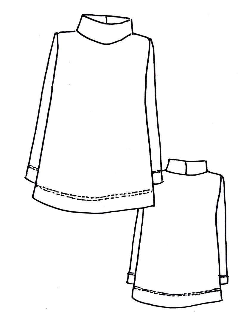 Hazelwood Top Sewing Pattern, Tessuti