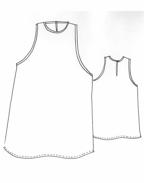 Tessuti Dresses Ruby Top & Dress Sewing Pattern, Tessuti 15427