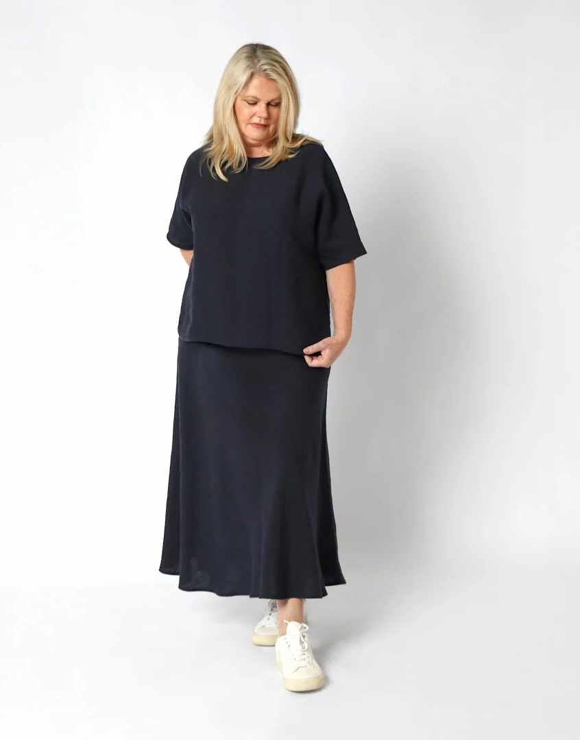 Avery Panel Skirt Sewing Pattern, Tessuti