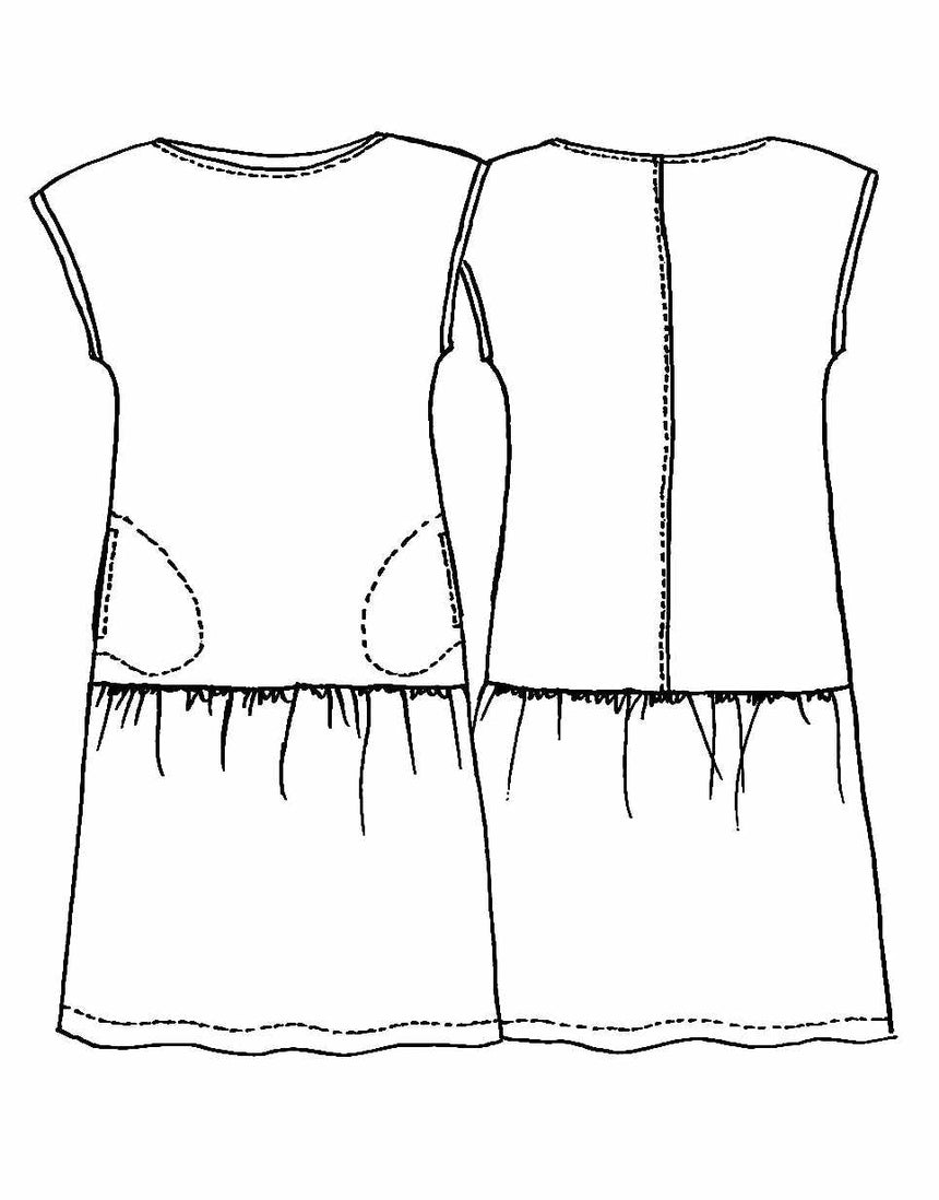 Mattea Dress & Top Sewing Pattern, Tessuti