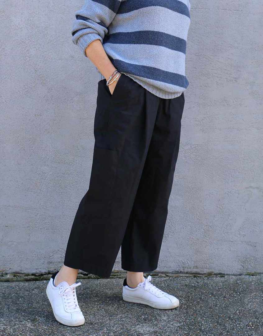 Naia Trousers Sewing Pattern, Tessuti