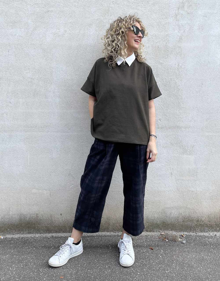 Naia Trousers Sewing Pattern, Tessuti