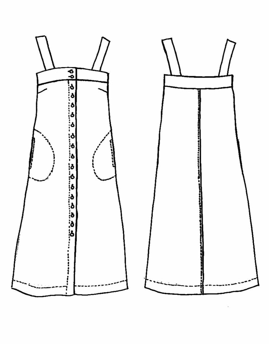 Ophelia Sundress Sewing Pattern, Tessuti