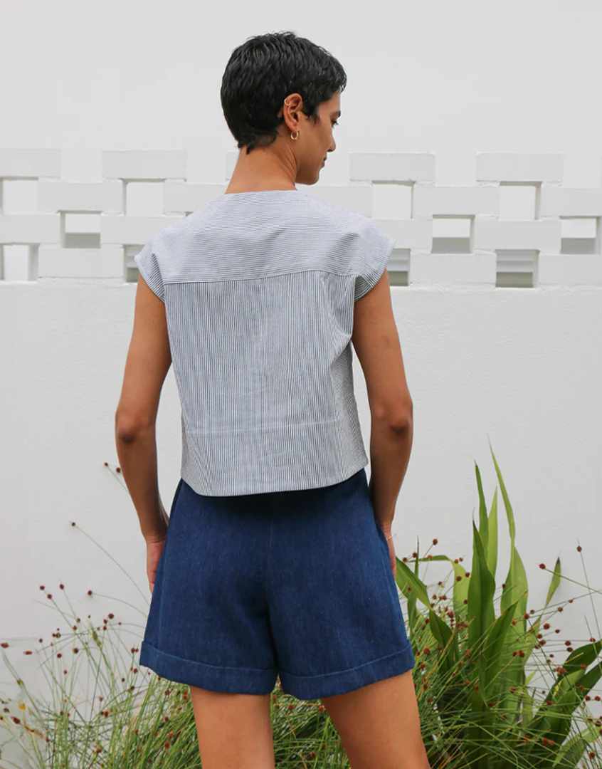 Sonia Shorts Sewing Pattern, Tessuti