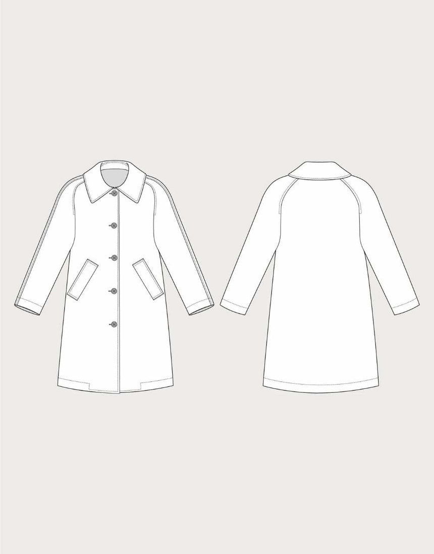 Car Coat Sewing Pattern, The Assembly Line