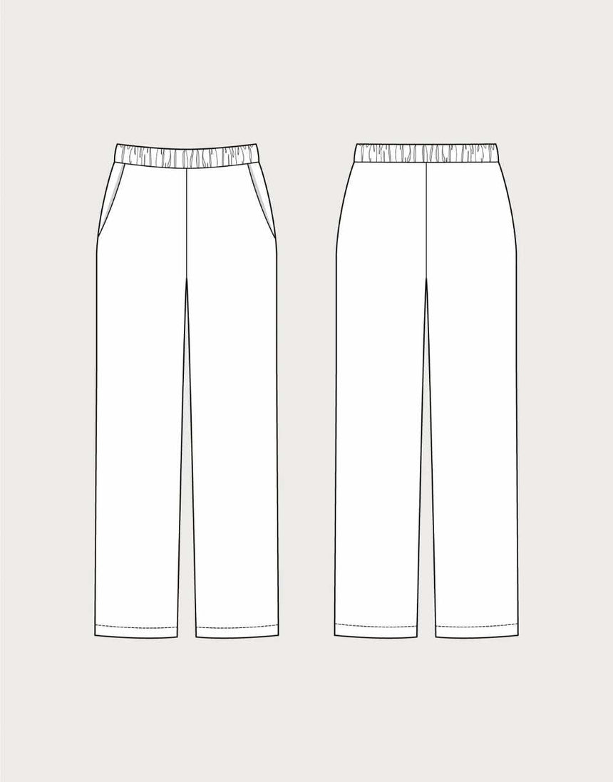 Pull on Trousers Beginners Sewing Pattern, The Assembly Line