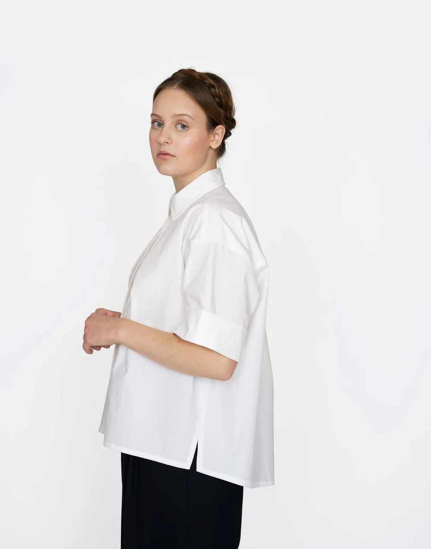 Front Pleat Shirt Sewing Pattern, The Assembly Line