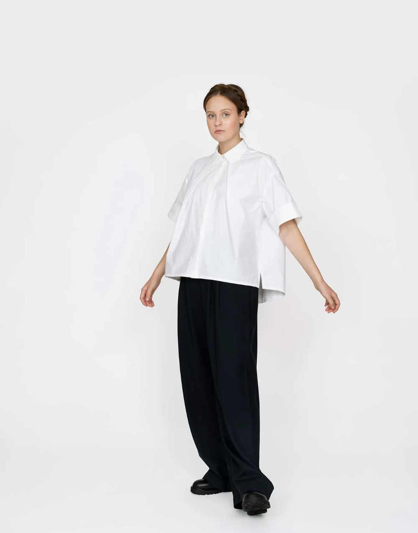 Front Pleat Shirt Sewing Pattern, The Assembly Line