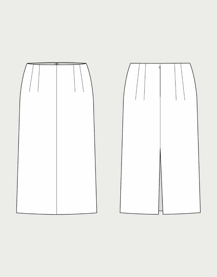 Pencil Skirt Sewing Pattern, The Assembly Line