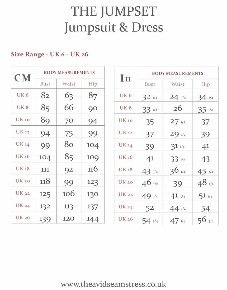 The Avid Seamstress Jumpsuits The Jumpset, Jumpsuit & Dress Sewing Pattern, The Avid Seamstress 15711