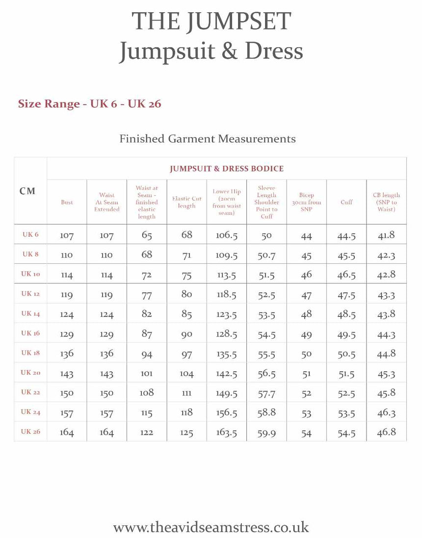 The Avid Seamstress Jumpsuits The Jumpset, Jumpsuit & Dress Sewing Pattern, The Avid Seamstress 15711
