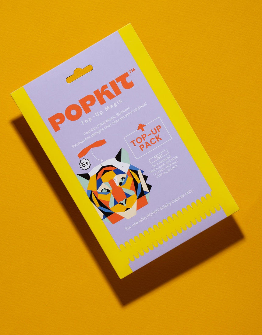 Tiger Peel Off & Print TOP UP Pack, PopKits