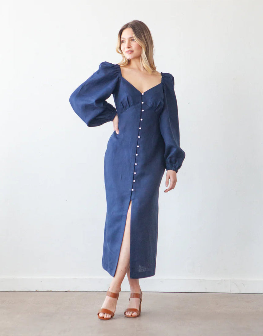 Lora Dress Sewing Pattern, True Bias