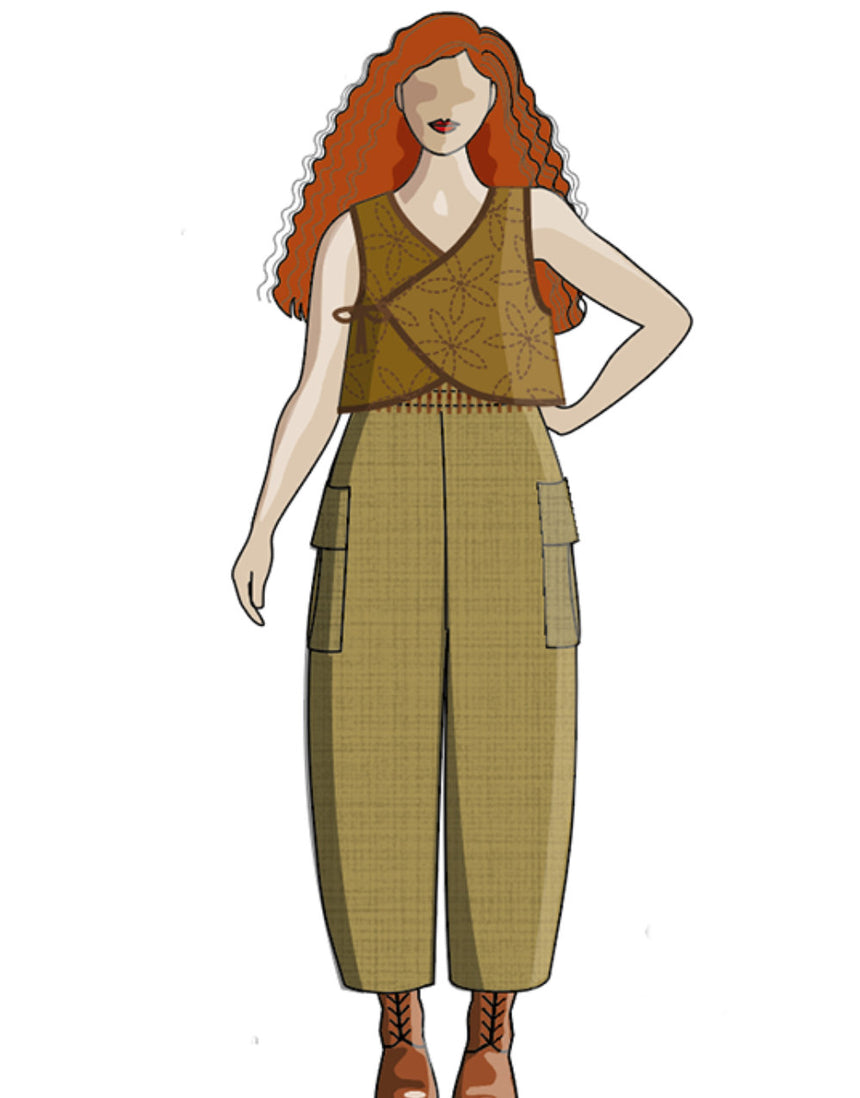 Tyto Pants Paper Sewing Pattern, Sew Different
