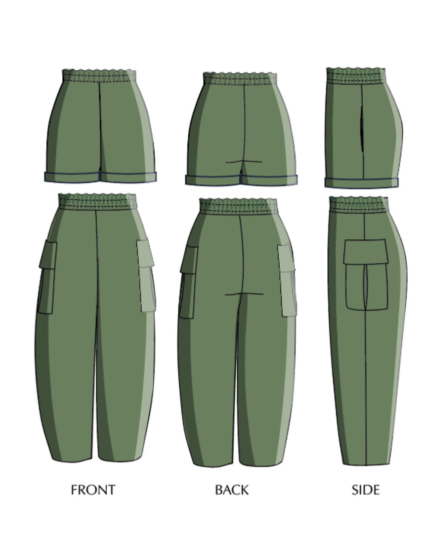 Tyto Pants Paper Sewing Pattern, Sew Different