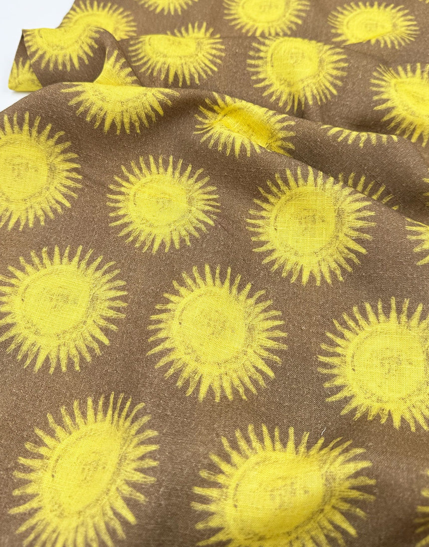 Golden Sun Viscose Fabric
