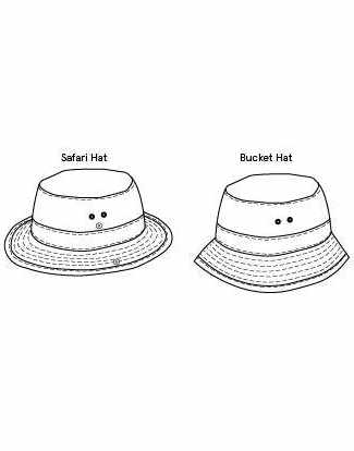 Bucket Hat Sewing Pattern, Wardrobe by Me