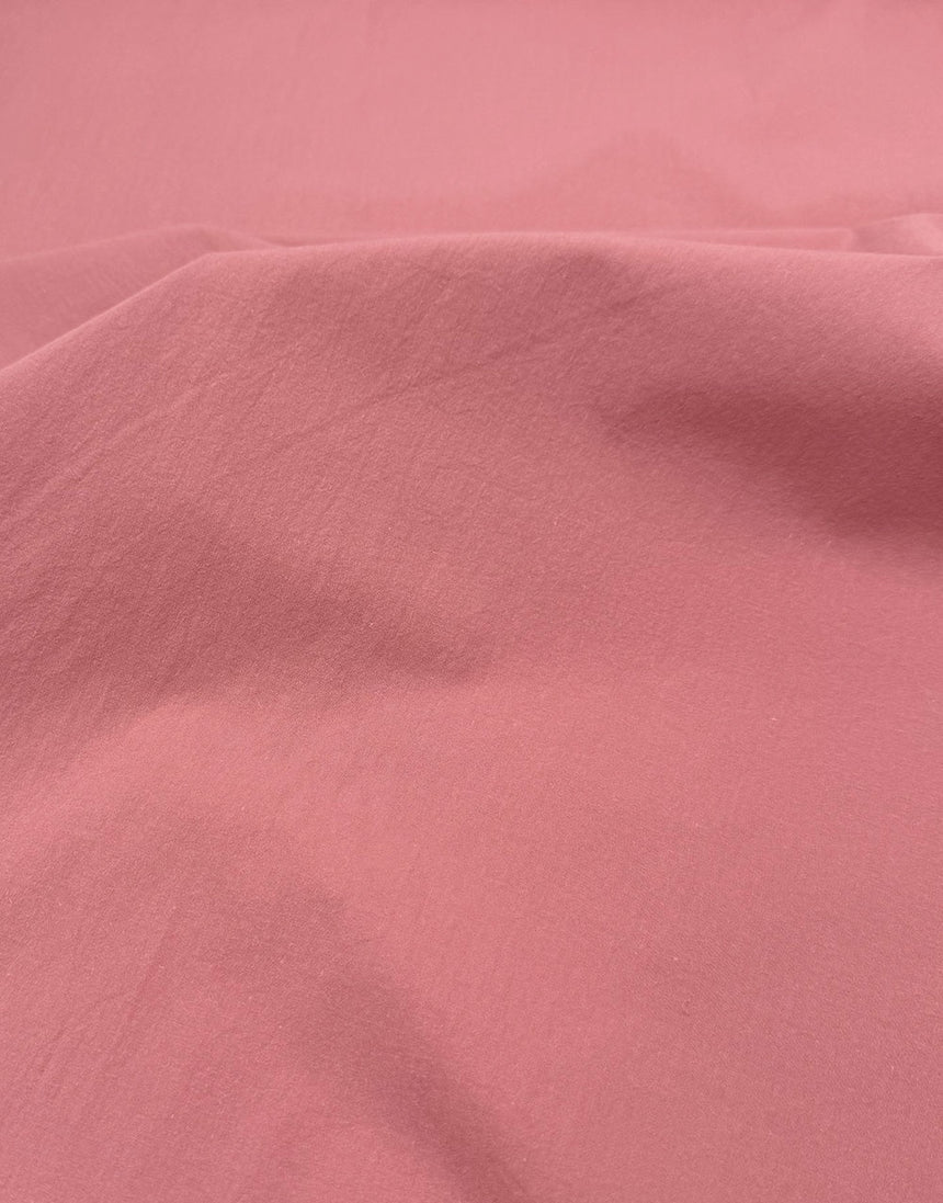 Dark Blush Soft Washed Crinkle Cotton Fabric