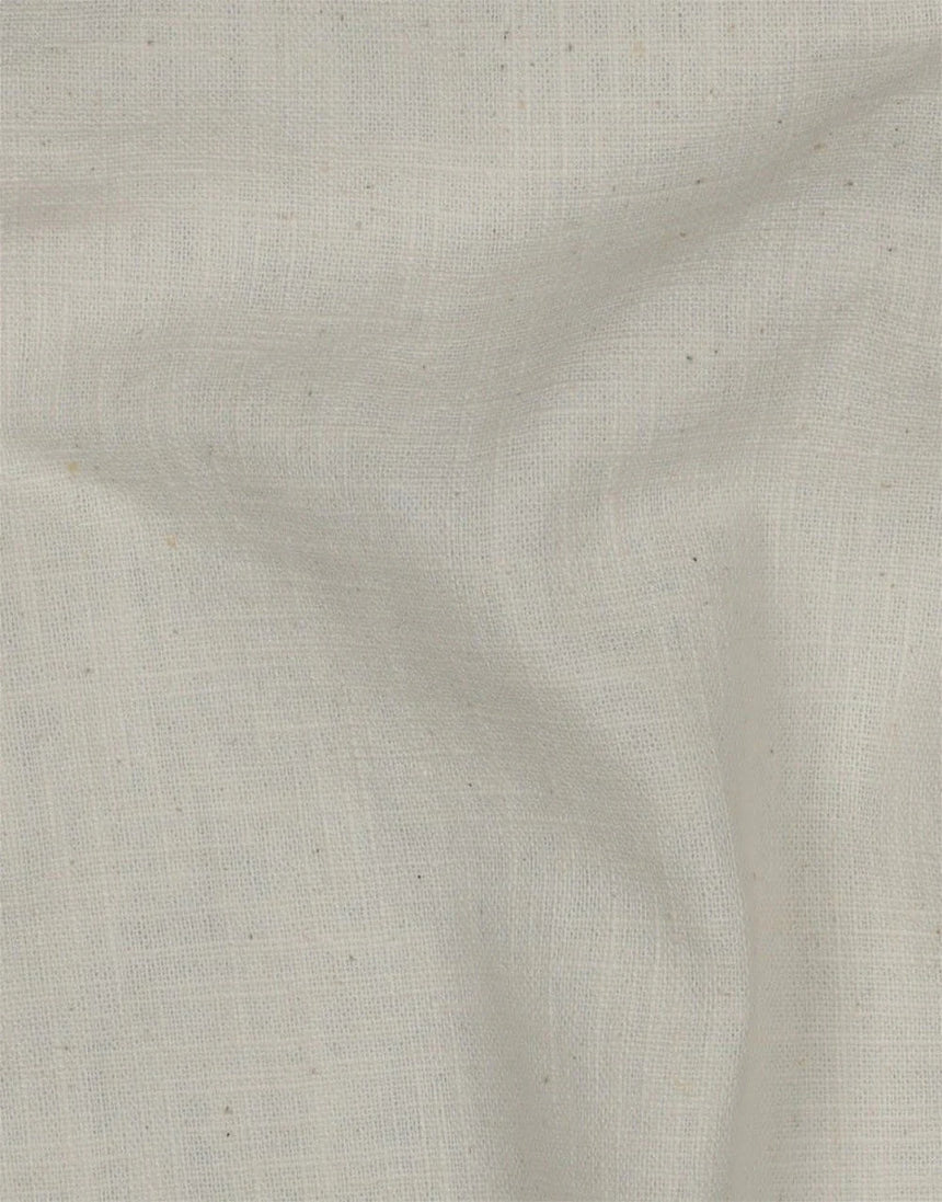 Remnant 1m - Natural Washed Linen Cotton Fabric