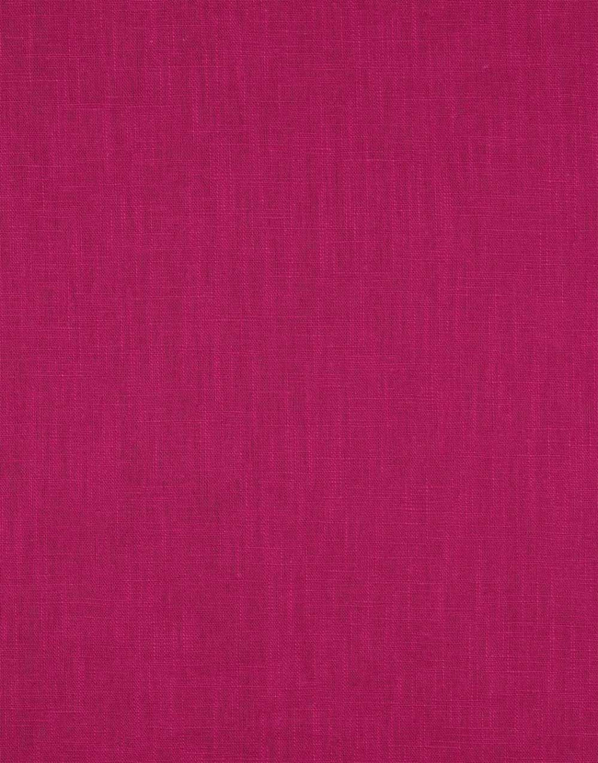 Cerise Washed Linen Cotton Fabric