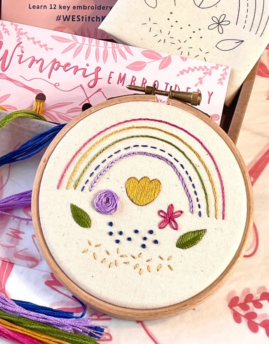 Sampler Embroidery Kit, Wimperis Embroidery