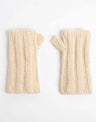 Wool Couture Knitting Kit Ivory Fingerless Alpaca Gloves Knitting Kit, Wool Couture 15853