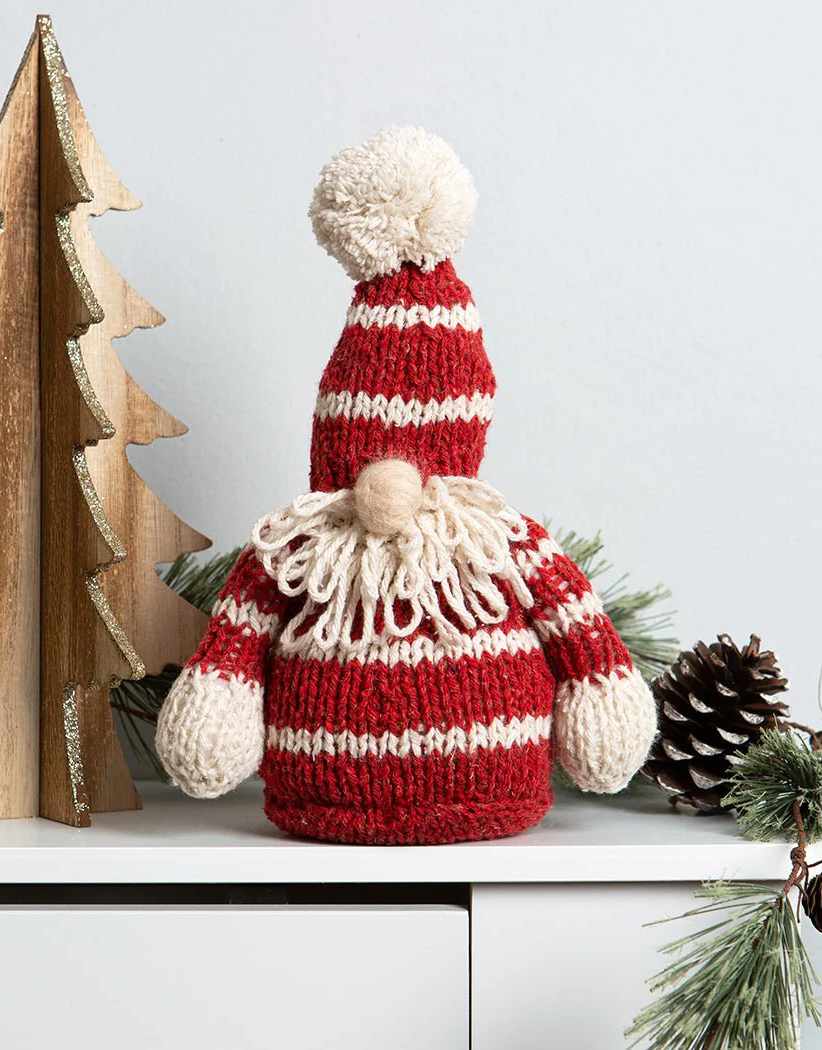 Wool Couture Knitting Kit Christmas Gonk Knitting Kit, Wool Couture