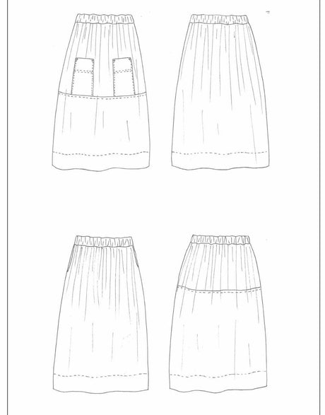 Birgitta Helmersson Trousers & Shorts Block Pants Zero Waste Sewing Pattern PDF, Birgitta Helmersson 15115