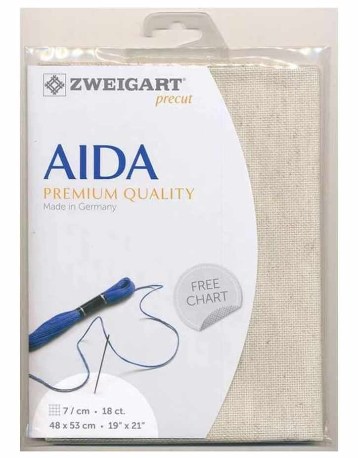 Precut Rustico Aida Fabric, 18ct