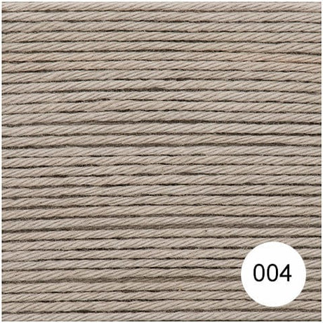 Rico Yarn & Wool 004 Pearl Grey Rico Ricorumi DK Cotton Yarn, 25g All Colours 4050051562114 4050051562114