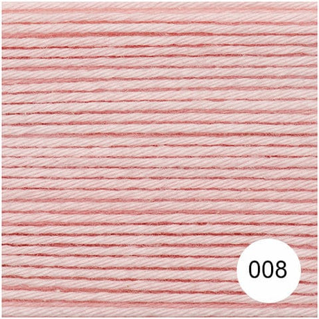 Rico Yarn & Wool 008 Rose Rico Ricorumi DK Cotton Yarn, 25g All Colours 4050051561605 4050051561605