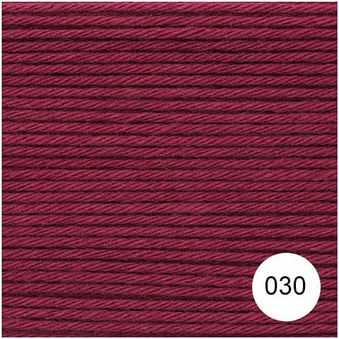 Rico Yarn & Wool 030 Burgundy Rico Ricorumi DK Cotton Yarn, 25g All Colours 4050051561827 4050051561827