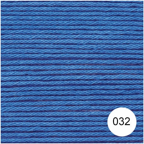 Rico Yarn & Wool 032 Blue Rico Ricorumi DK Cotton Yarn, 25g All Colours 4050051561841 4050051561841