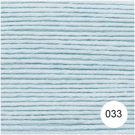 Rico Yarn & Wool 033 Light Blue Rico Ricorumi DK Cotton Yarn, 25g All Colours 4050051561858 4050051561858