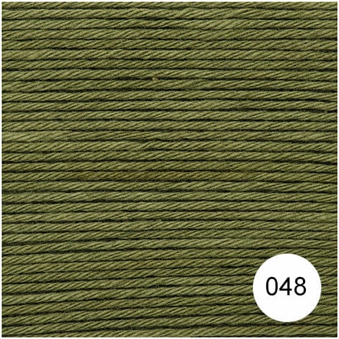 Rico Yarn & Wool 048 Olive Rico Ricorumi DK Cotton Yarn, 25g All Colours 4050051561995 4050051561995